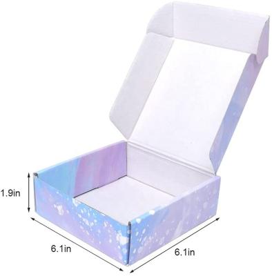 China Small Biodegradable Shipping Boxes For Small Business Cardboard Corrugated Announcement Boxes For Craft Gifts Giving Product Shipping for sale