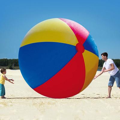 China Large Size Durable PVC Inflatable Toys Giant Inflatable Beach Ball 1M/1.5M/2M for sale