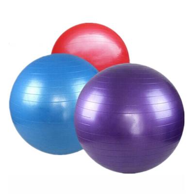 China Anti-burst support customized company logo team yoga ball 65cm yoga blance ball yoga massage ball for sale