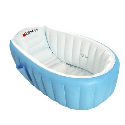 China Sustainable Portable Outdoor Inflatable Inflatable Baby Bathtub With Air Pump For Baby for sale