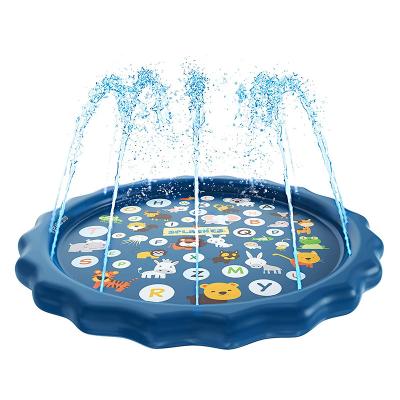 China Non-Toxic Customize Kids PVC Inflatable Floating Bed On Water Sprinkler Park Games Floating Water Pad Mat for sale