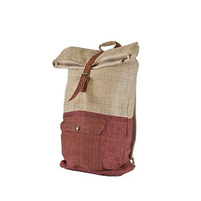 China Wholesale Lightweight Hemp Vintage Large Capacity School Cotton Casual Backpack Style Bags for sale