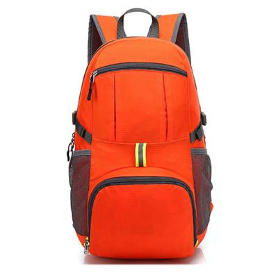 China With Durable Waterproof Nylon Zipper USB Packable Lightweight Travel SBS/YKK Hiking Foldable Backpack Daypack for sale