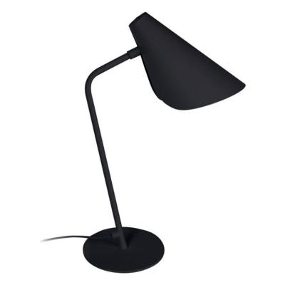 China Beautiful Warm European Simple Modern Black Desk Table Lamp For Home Hotel Decor Reading Lights Bed Side Study for sale