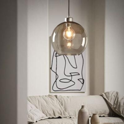 China Beautiful Classics Luxury Modern Living Room White Glass Hanging Light Pendant Lights For Hotel Bedroom for sale