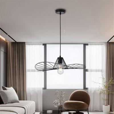 China Zhongshan Factory Iron Beau Nordic Hanging Lamp Black Pendant Lights For Showroom Nodic Light for sale