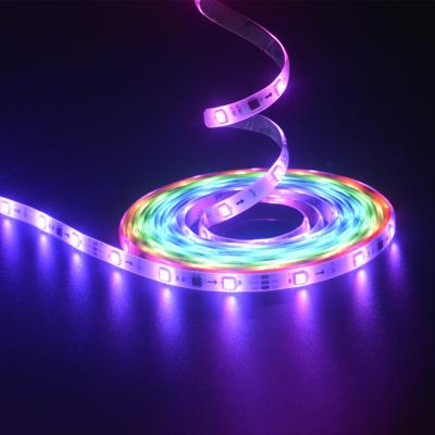 China Tuya Residential Dream Cloud Color RBGIC LED Strip Wifi Light 12V Life Smart Wifi LED Strip With ICchip for sale