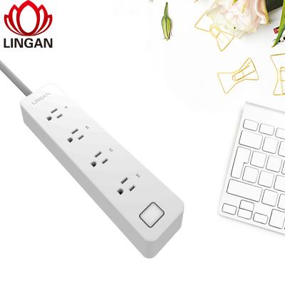 China ABS+PC (Fireproof Material) Wifi Multi Surge Protector Outlet Supplement for Home Office Office Tablets, A0Z2s Wifi Power Strip for sale