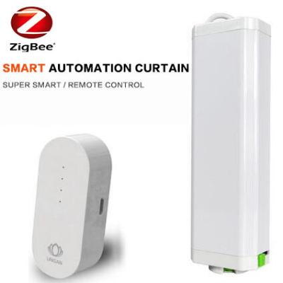 China Metal Home Automation Wifi Zigbee Smart Curtain for sale