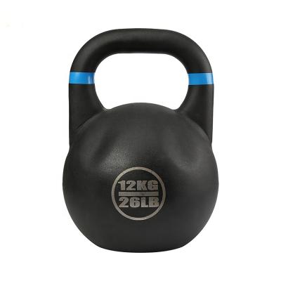 China Universal Factory Directly Sell New Style Black Cast Iron Fitness Kettlebell Custom Kettlebell Competition for sale