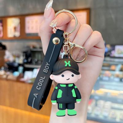 China Promotion New Products Cartoon Night Walker Rubber Luminous Key Chain Llaveros 3d pvc.Advertising.Gift.Decoration for sale