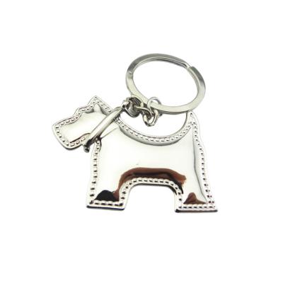 China Laser Logo Doggy Custom Key Rings of Mini Poodle Key Chains Metals of Promotion Gift 2022 new for sale