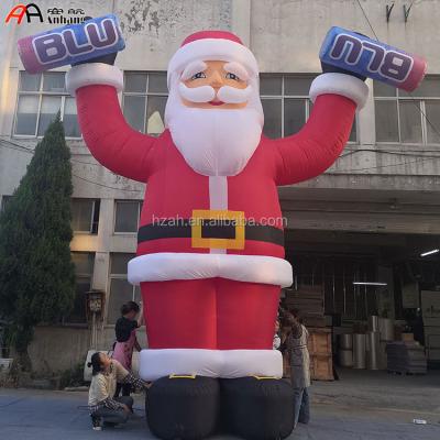 China Outdoor Christmas Decoration Airblown Christmas Decorations Inflatable Christmas Advertising Santa Claus for sale