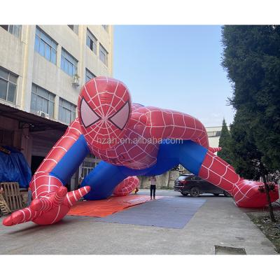 China Advertising Giant Character Cartoon Marvel Hero Spiderman Inflatable Balloon Model For Decoration for sale