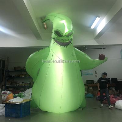 China Advertising Halloween Monster Decoration Ghost Inflatable Lighting Balloon for sale