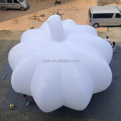 China Advertising White Free Painting Pumpkin Inflatable Pumpkin Model Balloon For Halloween Decoration for sale