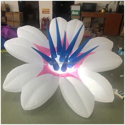 China Advertising Inflatable Lighting Stage Decoration Inflatable Hanging Flower for sale