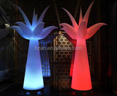 China Advertising Inflatable Stand Lighting Tree Flower For Wedding Party for sale