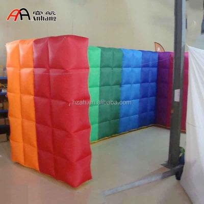 China Advertising the best selling colorful inflatable cube wall for sale