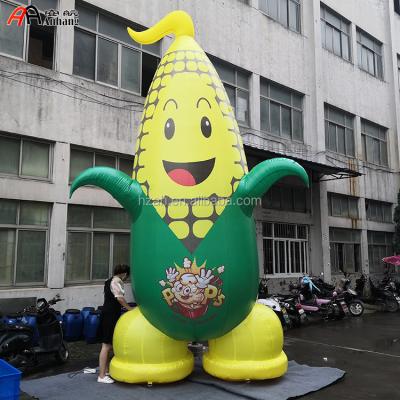 China Decoration Custom Size Giant Cartoon Inflatable Corn Model For Advertising for sale