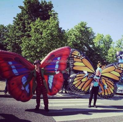 China Advertising giant inflatable butterfly for outdoor decoration/portable inflatable butterfly wings for sale