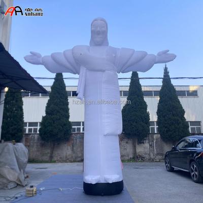 China Advertising Giant Jesus Character Model Inflatable For Outdoor Advertising for sale