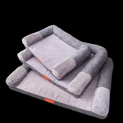 China Cozy Sustainable Multicolor Winter Keep Warm Reusable Plush Soft Mat Thick Hot Sale Pet for sale