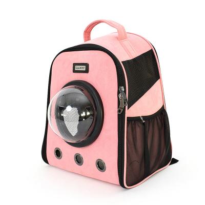 China Best Sustainable Deals Newest Solid Color Pet Travel Bag Latest Fashion Multicolor Design Portable Pet Travel Backpack for sale