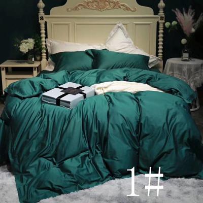 China High quality and luxury 100S Nondisposable home linens for king and queen size bedding sets 100% cotton and silky smoothy touch for sale