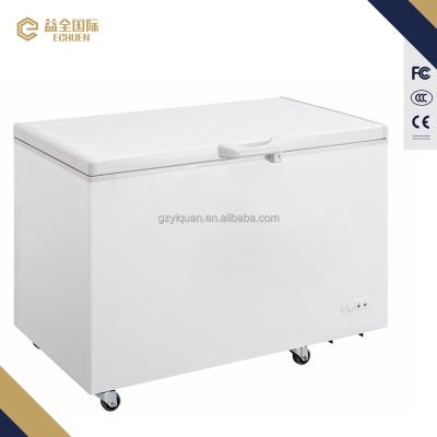 China 500L Double-temperature open top refrigerator, chest freezer, commercial deep freezer for sale