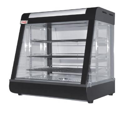 China Hot Counter Top KFC Food Display Heater / Glass Food Warmer Display Showcase 900x480x590mm for sale