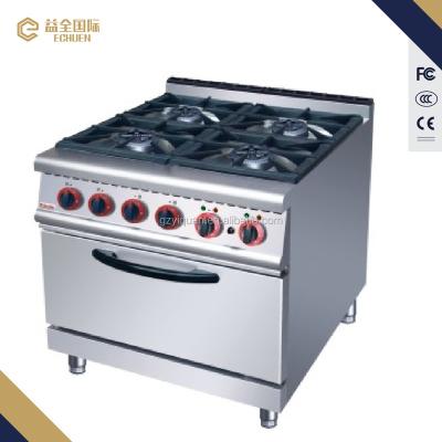 China Smoothtop JZHRQ4 Gas Stove Range With 4-Burners And Cooker Gas Oven Kitchen for sale