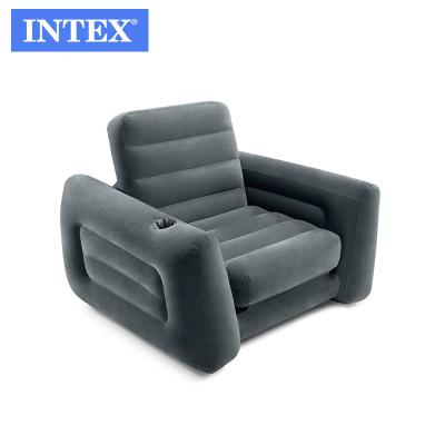 China INTEX 66551 Adjustable SLIDING CHAIR Inflatable Sofa Bed Single Seater (Size) [SALE] Sofa Bed Chair For Adult for sale