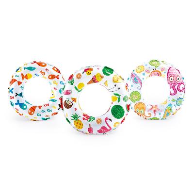 China Kid's intex 59230 swim ring and colorful inflatable swim ring for sale