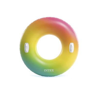 China Intex 58202 Men's Intex 58202 COLOR SWIR TUBE Inflatable Swim Ring For Adult And Kids Pool Bases for sale