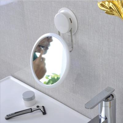 China Custom High Definition Bathroom Makeup Wall Mounted Vanity Mirror With Strong Suction Cups for sale