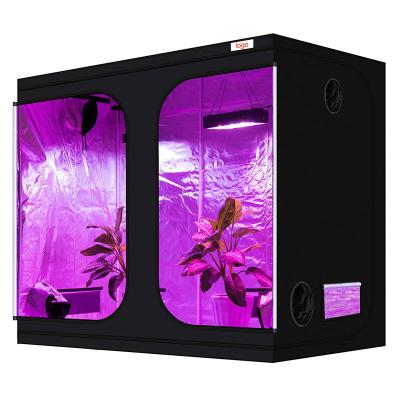 China New Design Easily Compiled 2 in 1 Hydroponic Mylar Grow Tent Herbal Medicine Plant Grow Tent for sale