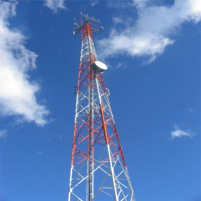 China Q345 / Q235 4 Angle Steel Communication Legs Galvanized Radio Tower for sale