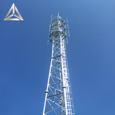 China Support 4G Antenna Galvanized Steel Self Supporting WiFi Radio Tower for sale