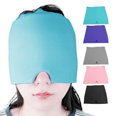 China Hot Compress Cold Therapy Head Wrap Gel Ice Headache Hat Migraine Relief Cap Chenjia for sale