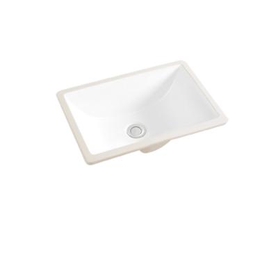 China Wholesale Modern For Project Modern Design Ceramic Rectangle Under Sink Counter Basin for sale