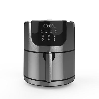 China Hotel Air Fryer 5L LCD Digital Display, Stainless Steel Hair Drawing Body, One Touch Smart Cooking, Premium Looking Home Appliance for sale