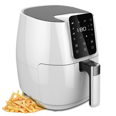 China New Design Hotel Air Fryer 4L 5L Digital Touch Screen Electric Airfryers for sale