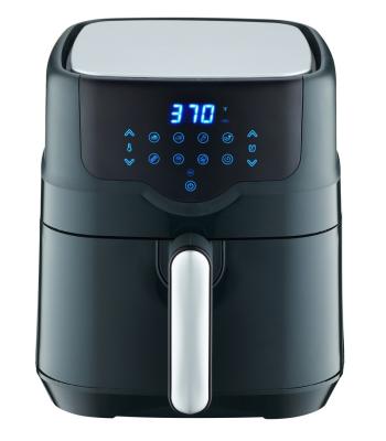 China Hotel Air Fryer 6L LCD Digital Display, Stainless Steel Body, 8 Preset Smart Cooking Menu for sale