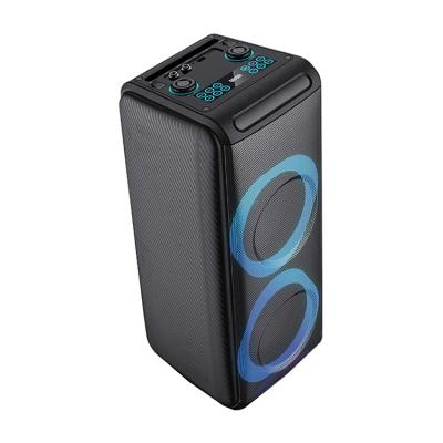 China Active Rechargeable Bluetooth Party Speaker With Dual Led Triangle Lights PP-63206A for sale