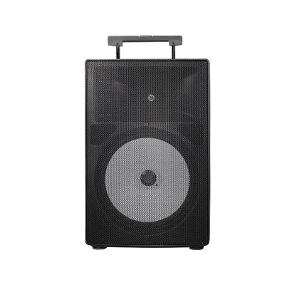 China Polinata Outdoor Newcomer Wireless Link Bass Speaker Dj Speaker Box 15 Inch Active Woofer With Disco Lighting Dsp DJ for sale