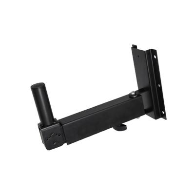 China Precision Steel Wall Mounted Speaker Bracket Black Adjustable Folding Wall Mounted Bracket for sale