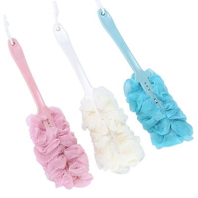 China Large Long Handle Plastic Long Handle The Shower Bath Massager Bath Brush Personal Cleaning Body for sale