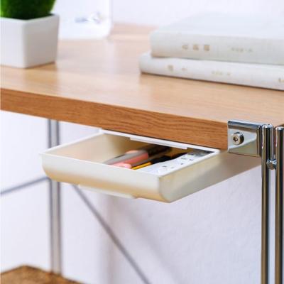 China Minimalist Parts Storage Hidden Table Contain Table Drawer Glue Stationery Store Back Content Box for sale