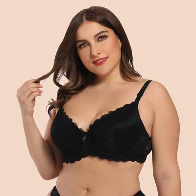 China Factory Supply Antibacterial Suntoday Dropshipping Cheap Large Size Bra Gathered Full Cup Plus Size Bra For Women for sale